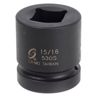 Sunex® - 1" Drive 15/16" 4-Point Standard Impact Socket