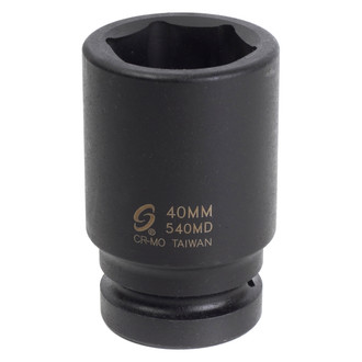 Sunex® - 1" Drive 40 mm 6-Point Deep Impact Socket