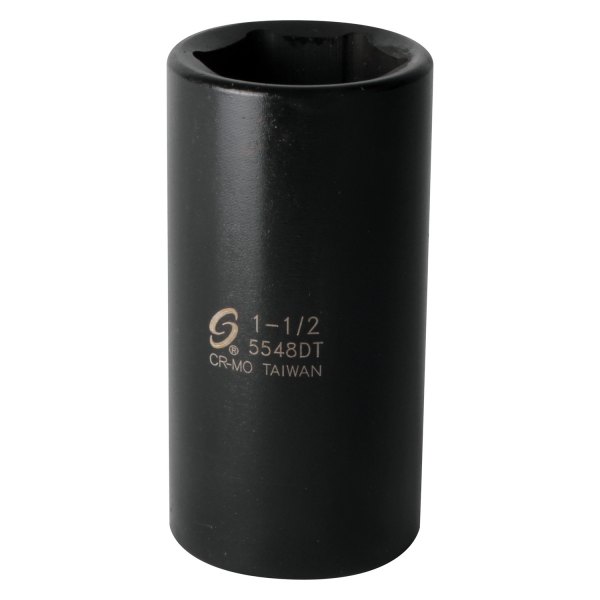 Sunex® - #5 Spline Drive SAE 6-Point Thin Wall Impact Socket