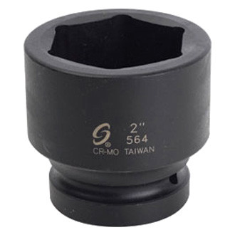 Sunex® - 1" Drive 2" 6-Point Standard Impact Socket