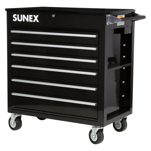 Sunex® - Black Premium Rolling Tool Cabinet (25" W x 38" D x 45" H)