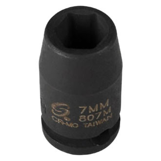 Sunex® - 1/4" Drive 7 mm 6-Point Standard Impact Socket
