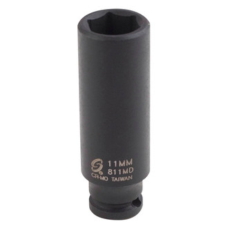 Sunex® - 1/4" Drive 11 mm 6-Point Deep Impact Socket