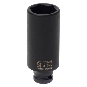 Sunex® - 1/4" Drive 15 mm 6-Point Deep Impact Socket