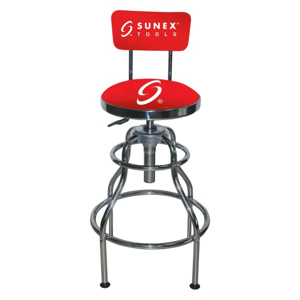 Sunex® - Red Hydraulic Shop Stool
