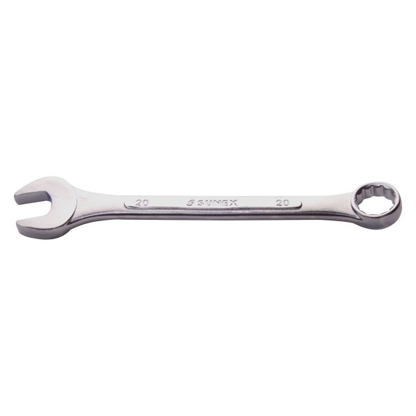 Sunex® - 20 mm 12-Point Straight Raised Panel Chrome Combination Wrench