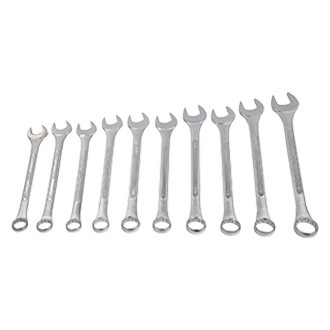 Sunex® - 10-piece 1-5/16" to 2" 12-Point Straight Head Raised Panel Combination Wrench Set