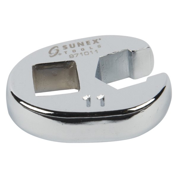 Sunex® - 3/8" Drive 11 mm 6-Point Full Polished Flare Nut End Crowfoot Wrench