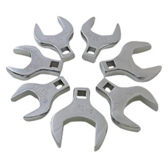 Sunex® - 7-piece 1/2" Drive 34 to 46 mm Full Polished Open End Crowfoot Wrench Set