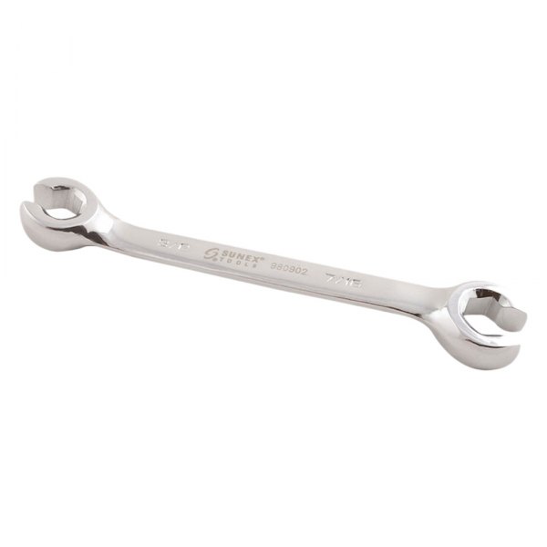 Sunex® - 3/8" x 7/16" 6-Point Mirror Polished Straight Double End Flare Nut Wrench