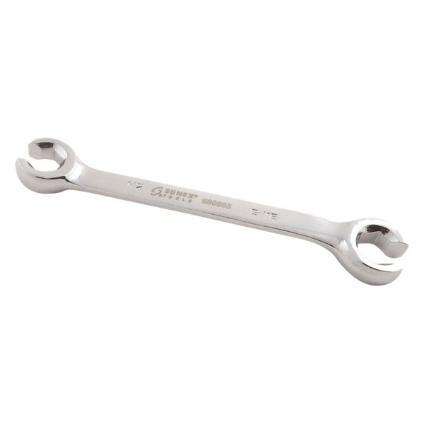Sunex® - 1/2" x 9/16" 6-Point Mirror Polished Straight Double End Flare Nut Wrench