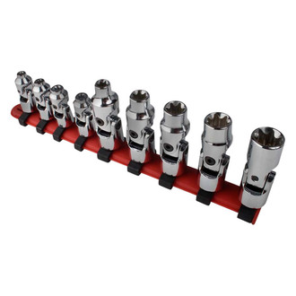 Sunex® - 1/4" Drive External Torx U-Joint Socket Set 9 Pieces