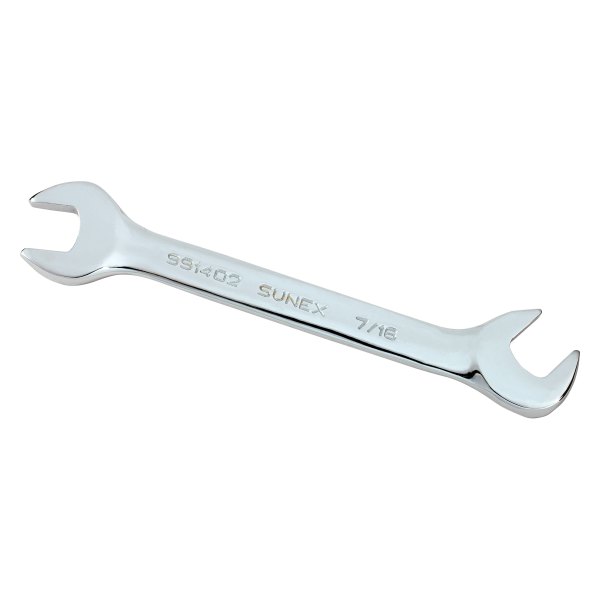 Sunex® - 7/16" Hex 15° and 60° Angled Head Full Polish Double Open End Wrench