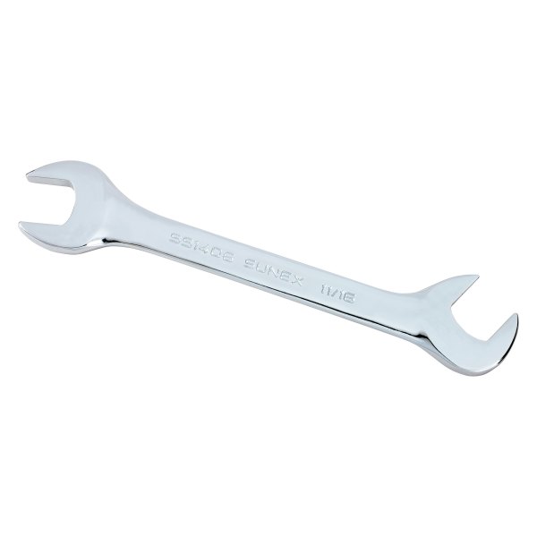 Sunex® - 11/16" Hex 15° and 60° Angled Head Full Polish Double Open End Wrench