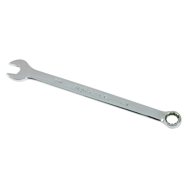 Sunex® - 3/8" 12-Point Straight V-Groove Full Polish Combination Wrench