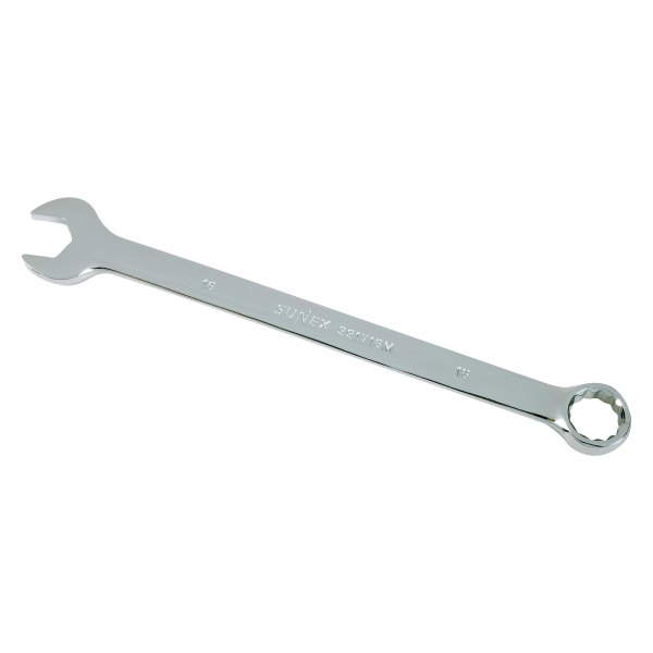 Sunex® - 16 mm 12-Point Straight V-Groove Full Polish Combination Wrench