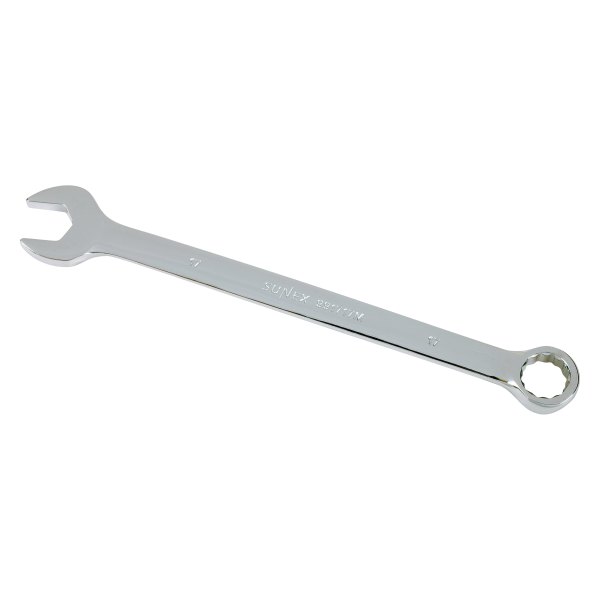 Sunex® - 17 mm 12-Point Straight V-Groove Full Polish Combination Wrench