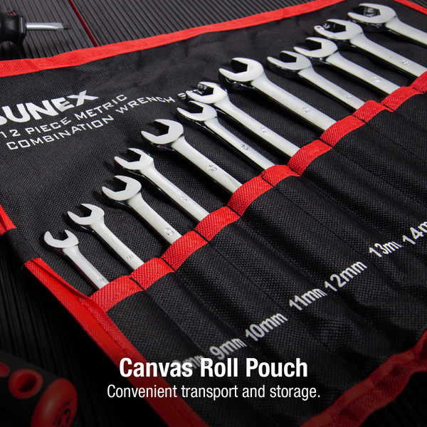 Sunex® 9917MA - 12-piece 8 to 19 mm 12-Point Straight V-Groove