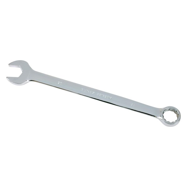 Sunex® - 20 mm 12-Point Straight V-Groove Full Polish Combination Wrench