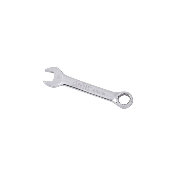 Sunex® - 11 mm 12-Point Straight Head Stubby Mirror Polished Combination Wrench