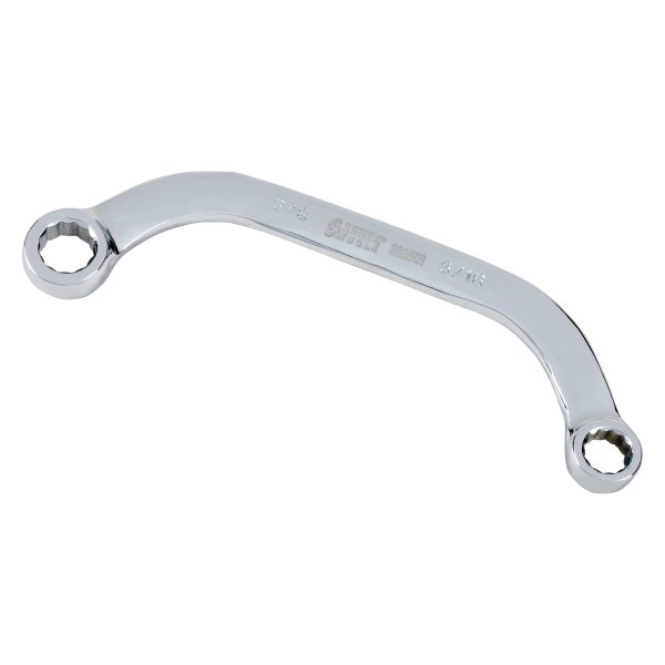 Sunex® - 5/16" x 3/8" 12-Point Half Moon Straight Head Full Polished Double Box End Wrench