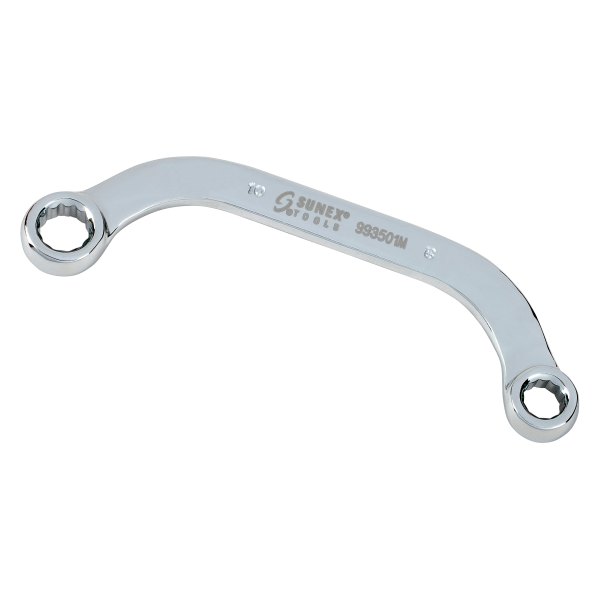 Sunex® - 8 x 10 mm 12-Point Half Moon Straight Head Full Polished Double Box End Wrench