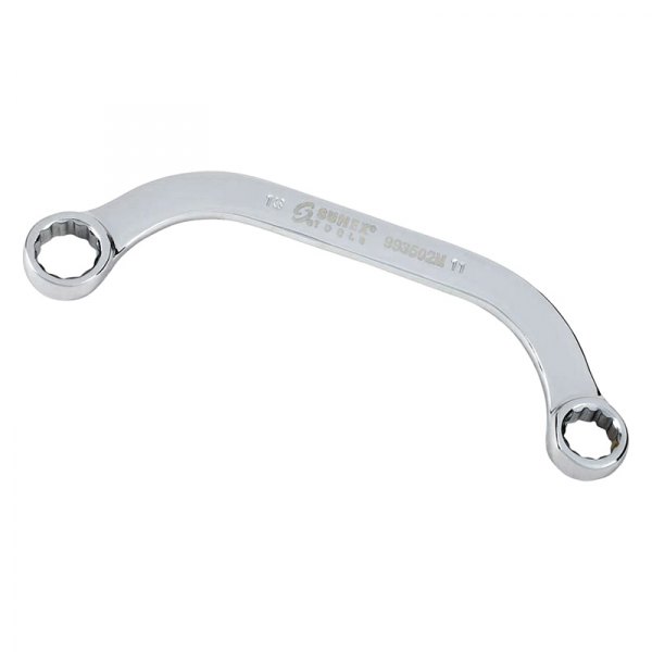 Sunex® - 11 x 13 mm 12-Point Half Moon Straight Head Full Polished Double Box End Wrench