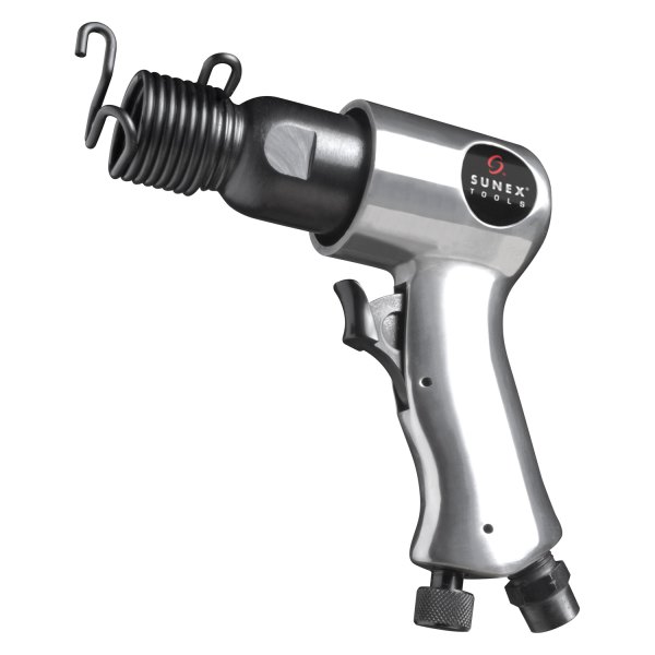 Sunex® - 0.401" Shank Short Barrel Pistol Grip Air Hammer Kit with Chisels