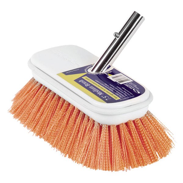 Swobbit® - 7.5" Orange Medium Stiff Wash Brush