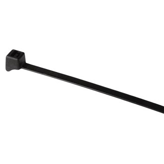 T-H Marine® - 7-1/2" x 50 lb Nylon Black UV Resistant Radiused Cable Ties