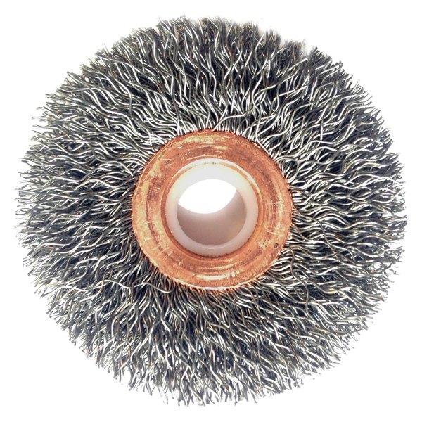 The Main Resource® - 2" Carbon Steel Crimped Wheel Brush