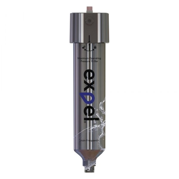 The Main Resource® - Expel 30™ 1/2" (F) NPT x 1/2" (F) NPT 30 CFM Stainless Steel 304 Bowl Air Desiccant Dryer