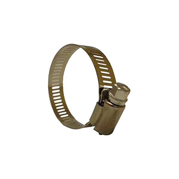 The Main Resource® - 1-1/2" x 4/5" SAE Silver Stainless Steel Hose Clamps
