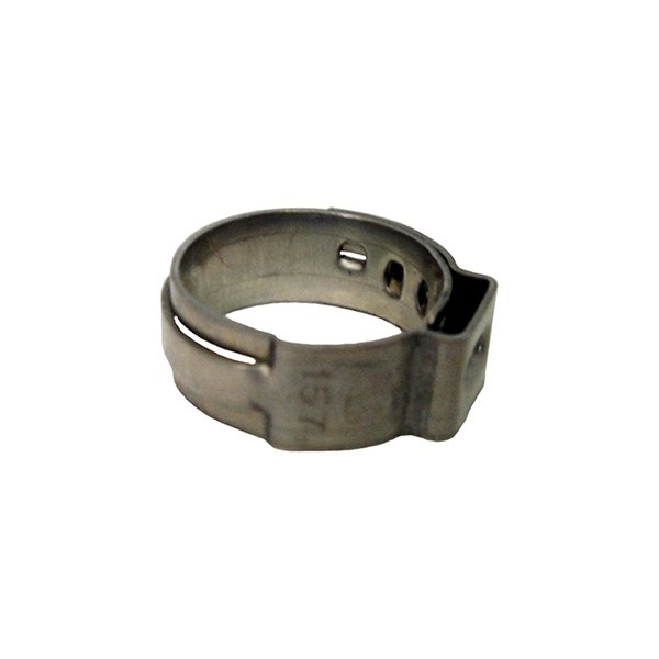 The Main Resource® - 5/8" x 13/25" SAE Silver Stainless Steel Pinch Clamps