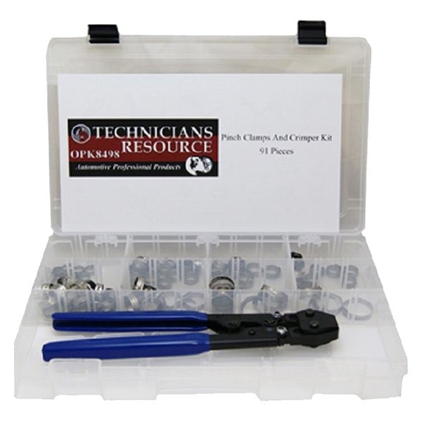 The Main Resource® - 91-Piece Pinch Clamp/Crimper Kit
