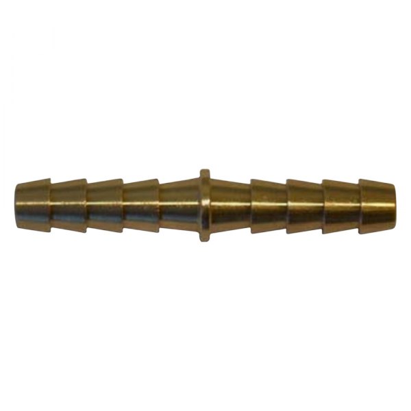 The Main Resource® - 1/4" x 1/4" OD Brass Barbed Hose Splicer