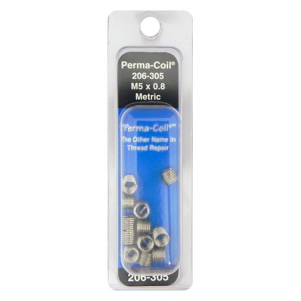Thread Kits® - Perma-Coil™ M5-0.8 x 7.5 mm Coarse Stainless Steel Free Running Helical Insert