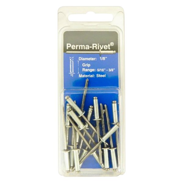 Thread Kits® - Perma-Rivet™ 1/8" x 1/4" SAE Aluminum Medium Head Silver Blind Rivets (20 Pieces)