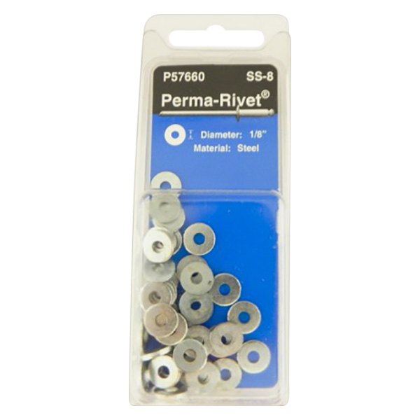 Thread Kits® - Perma-Rivet™ 1/8" Steel Round Rivet Back-Up Washers (40 Pieces)