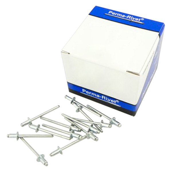 Thread Kits® - Perma-Rivet™ 1/8" x 1/4" SAE Steel Medium Head Silver Blind Rivets (100 Pieces)