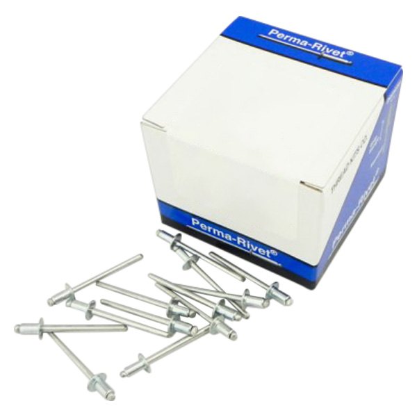 Thread Kits® - Perma-Rivet™ 1/8" x 3/8" SAE Steel Medium Head Silver Blind Rivets (100 Pieces)