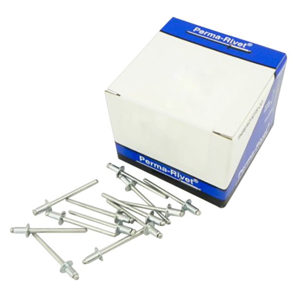 Thread Kits® - Perma-Rivet™ 1/8" x 1/2" SAE Steel Medium Head Silver Blind Rivets (100 Pieces)