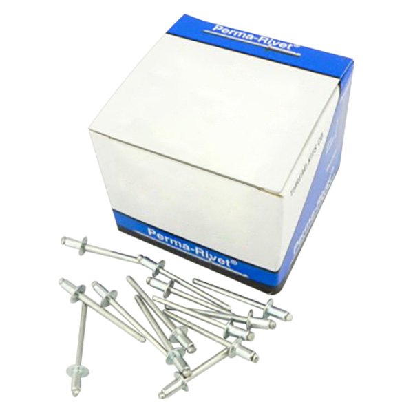 Thread Kits® - Perma-Rivet™ 3/16" x 1/2" SAE Steel Medium Head Silver Blind Rivets (100 Pieces)