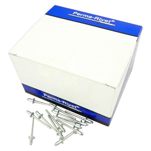 Thread Kits® - Perma-Rivet™ 3/16" x 5/8" SAE Steel Medium Head Silver Blind Rivets (100 Pieces)