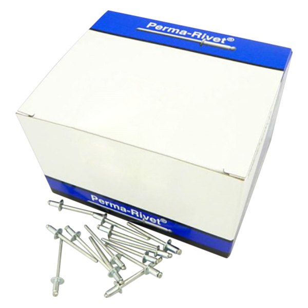 Thread Kits® - Perma-Rivet™ 1/4" x 1/2" SAE Steel Medium Head Silver Blind Rivets (100 Pieces)