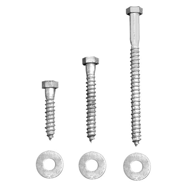 Tie Down Engineering® - 3/8" x 2" Hex Head SAE Screws with Washers (8 Pieces)