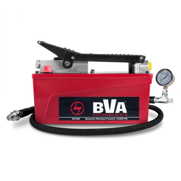 Tiger Tool® - FIH™ 91 cu in Single Speed Air Operated BVA Hydraulic Pump with Hose and Coupler