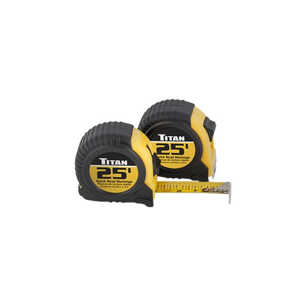 Titan Tools® - 25' SAE Quick Read Measuring Tape Set