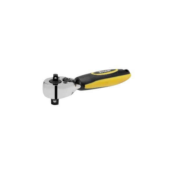 Titan Tools® - Mixed Drive Size Drive 5-1/2" Length 72 Teeth Double End Head Cushion-Grip Ratchet