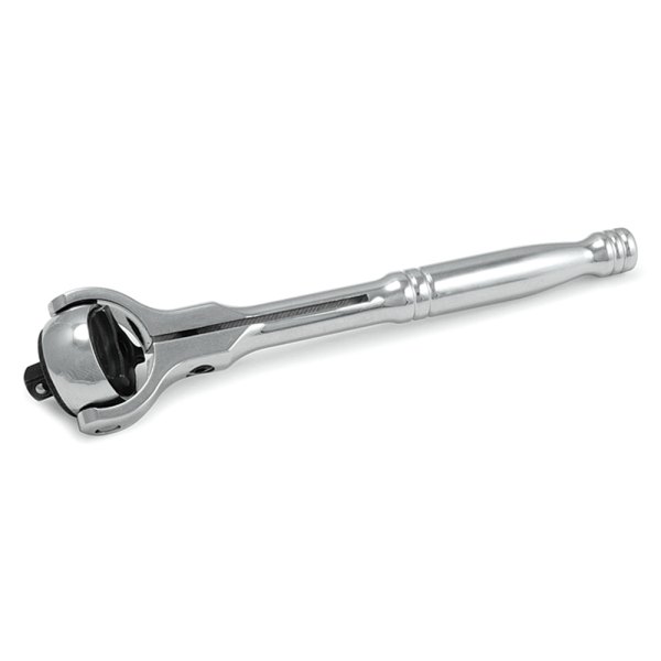 Titan Tools® - 1/4" Drive 5-5/8" Length 72 Teeth Rotating Head Flat Metal Grip Ratchet
